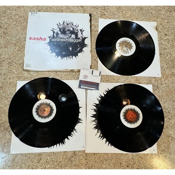 Sasha - Airdrawndagger -Rare Promo - 3 Record Vinyl Set -London